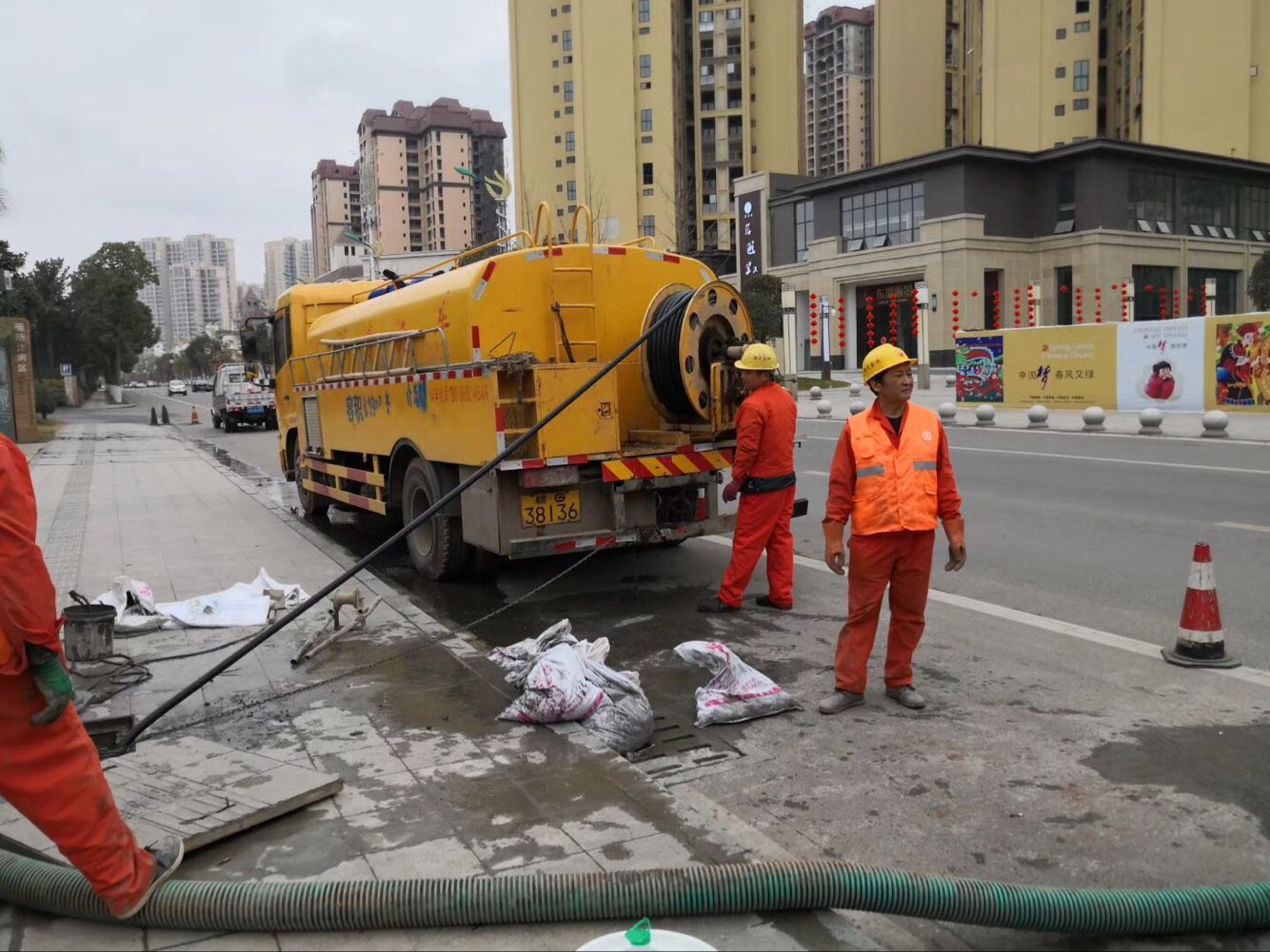 长白排污管道清淤-管道清洗