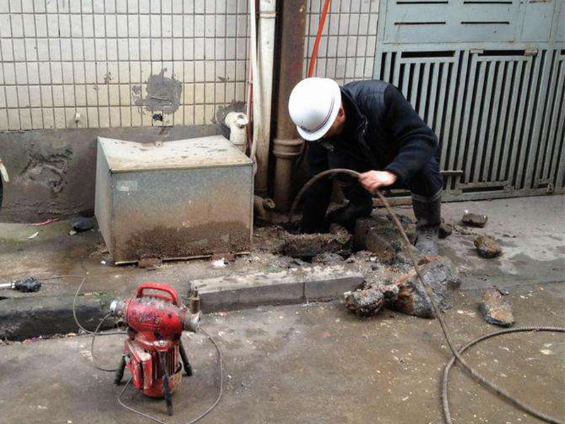 长白疏通下水道-洗菜池疏通